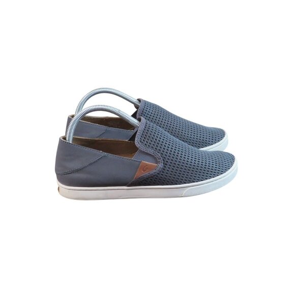 Olukai Mens Nohea Mesh Slip-On Shoes Gray Size 9 - Picture 2 of 6